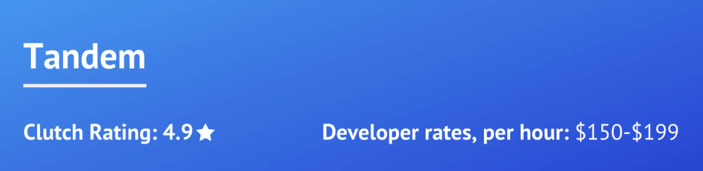 tandem 1024x249 - Top Java Development Companies 2019