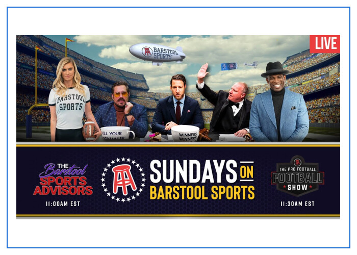 Such media companies as Barstool Sports use live streaming to report on sports