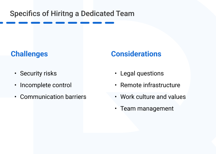 Hire dedicated remote development team additional considerations - How to Hire a Dedicated Development Team: A Complete Guide for Businesses for 2024