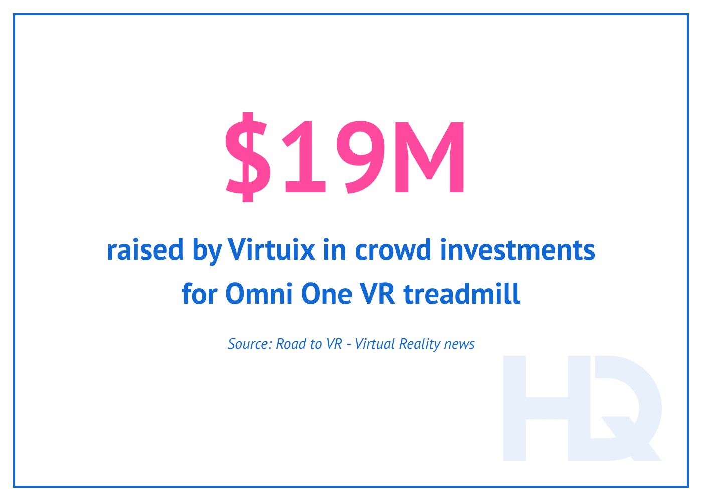 $19M raised by Virtuix  in crowd investments for Omni One VR treadmill