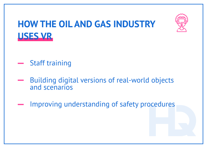 How the oil and gas industry uses VR?