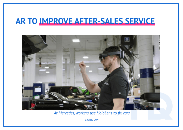 AR for after-sales service improvement