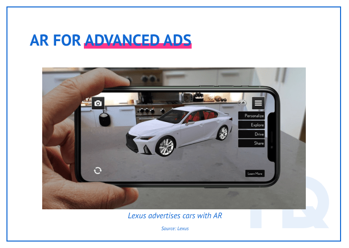 Advanced ads with AR