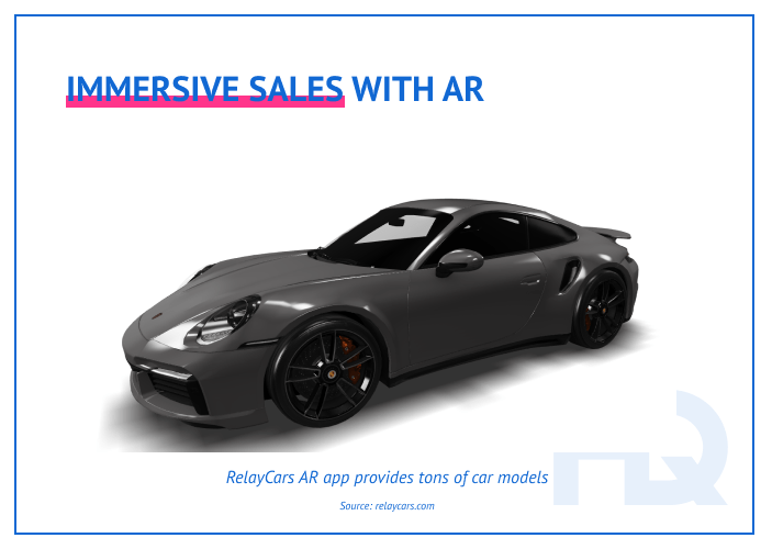 Immersive sales with AR