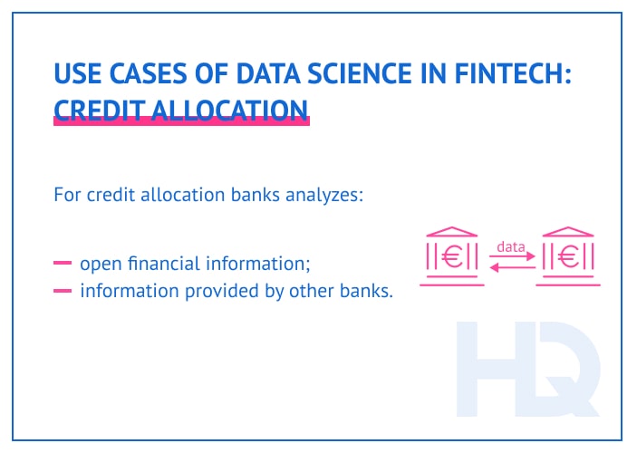Data Science and credit allocation