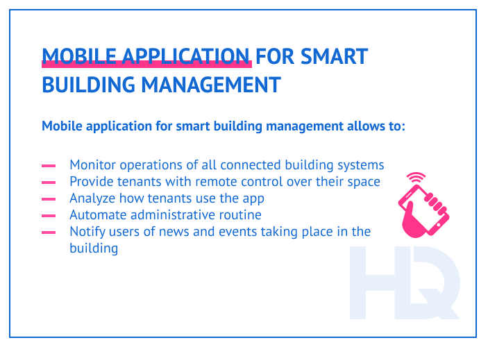 Mobile Application for Smart Building Management 