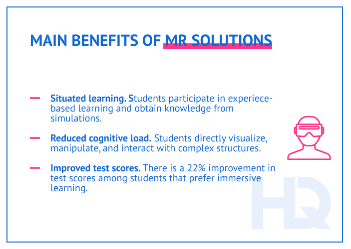 What is Mixed Reality in Education: benefits of MR solutions