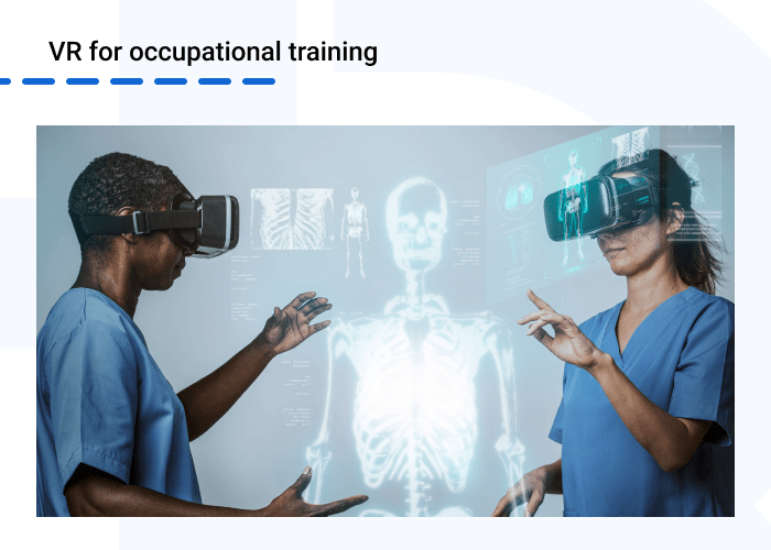 VR for corporate events - occupational training