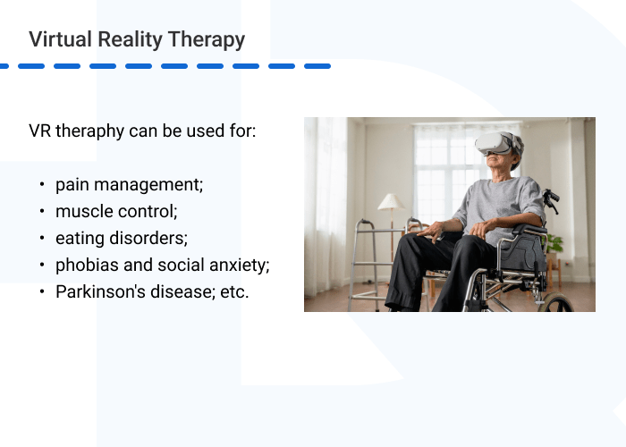 Virtual Reality for pain management use cases