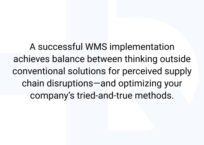 WMS implementation