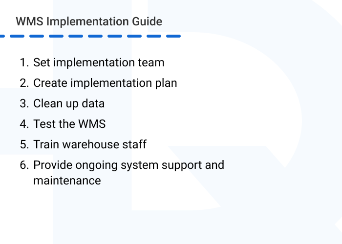 Custom WMS implementation project plan example - From Chaos to Control: Implementing a Custom WMS for Streamlining Your Warehouse Operations