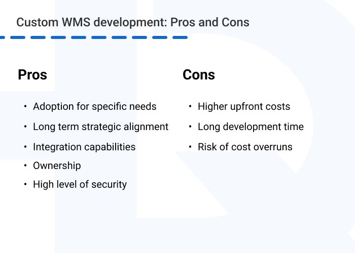 Custom WMS advantages and disadvantages - Custom WMS vs. Commercial WMS, Which is Right For You?