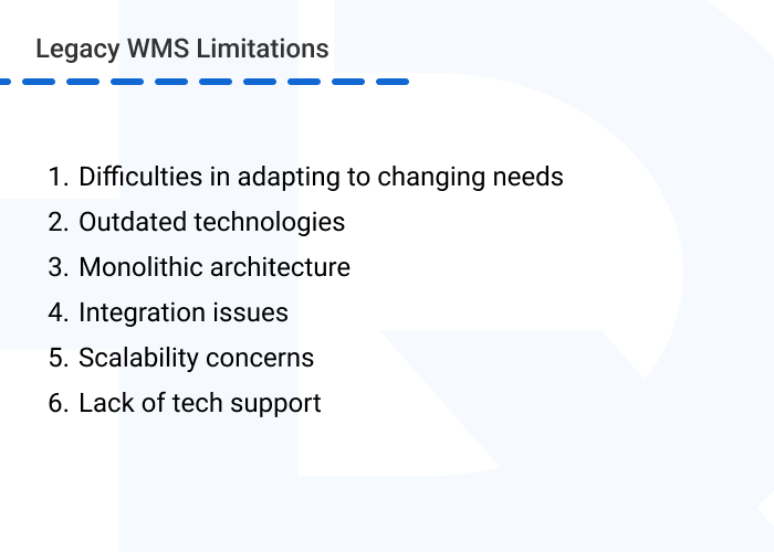 Legacy WMS limitations - The Cost of Inaction: How An Outdated WMS Can Hurt Your Bottom Line