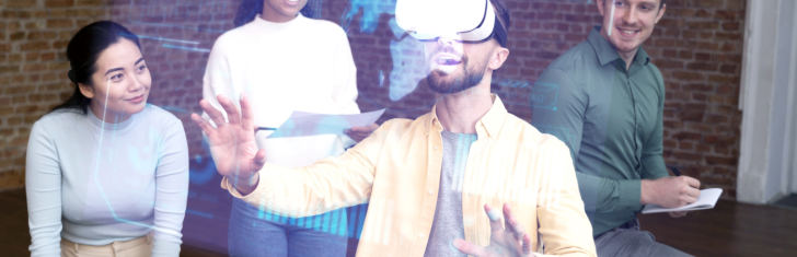 AR and VR in the workplace 728x235 -