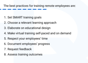 Remote Employee Virtual Training Best Practices According to Experts