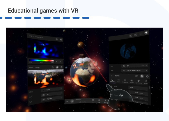 Pic. 4 Educational games with VR - Best Practices for Virtual Reality in Education – Hints and Tips for Overcoming Educational Challenges