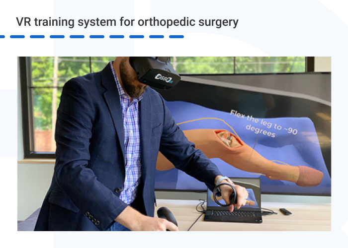VR training system for orthopedic surgery - Virtual Reality (VR) Simulation in Surgery Training
