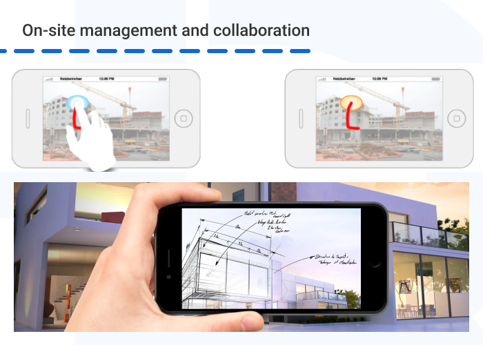 On site management and collaboration - Top 5 Applications of Augmented Reality (AR) in Construction