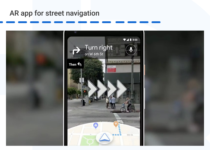 AR app for street navigation - Difference Between Virtual Reality and Augmented Reality