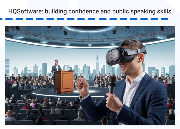 HQSoftware  building confidence - Virtual Reality for Soft Skills and Leadership Training