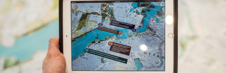 Banner. Location Based Augmented Reality 728x235 -