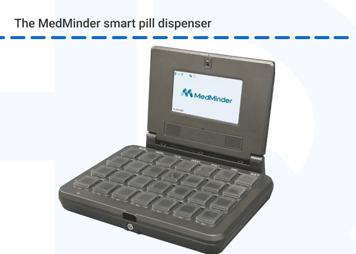 Pic 3. Smart pill dispenser - 10 Internet of Things (IoT) Healthcare Applications