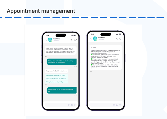 Pic 4. Appointment management - Most Important Types of Healthcare Software 