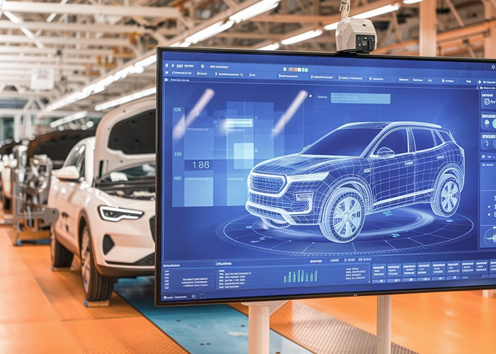 Digital twin of a car - Digital Twins Applications in the Manufacturing Industry 